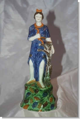 PRATTWARE FIGURE DIANA. c.1790