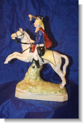 RARE FIGURE OF A RUSSIAN HUSSAR