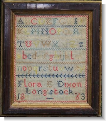 FLORA EMILY DIXON , LONGSTOCK 1863