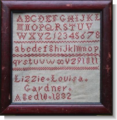 LIZZIE LOUISA GARDNER Aged 10 1882 CROPREDY
