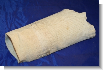 31.  DARNING SLEEVE, QUAKER c.1790.