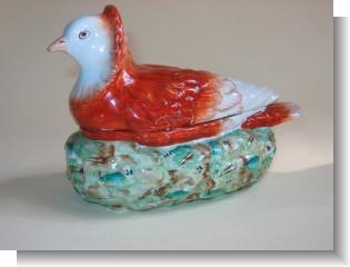 DOVE TUREEN, circa 1840.