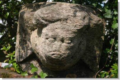 LARGE STONE ANGEL, Medieval