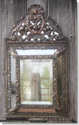 17th century Dutch Brass Mirror