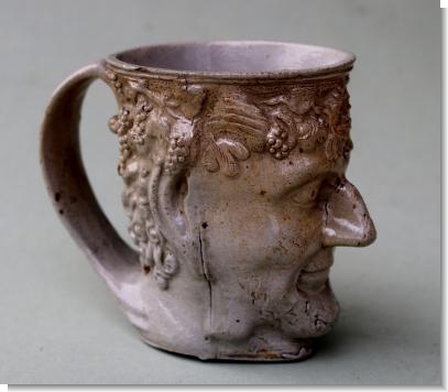 SATIRE MUG, circa 1840.