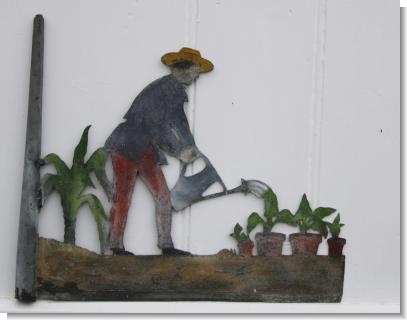 FRENCH GARDERNERS WEATHER VANE>