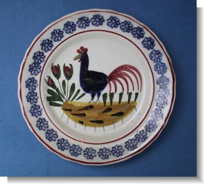 LLANELLY SWANSEA COCKEREL PLATE