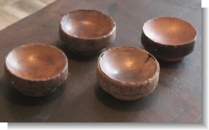 iRON BOUND WOODEN BOWLS