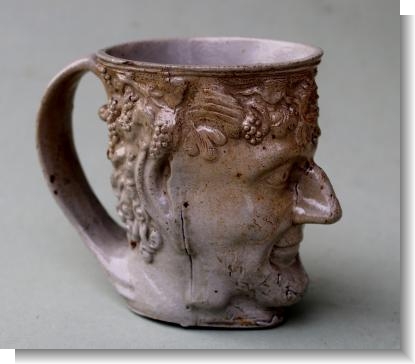 SATIRE MUG, circa 1840.