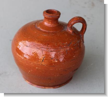 SUSSEX FLASK, Mid 19th Century