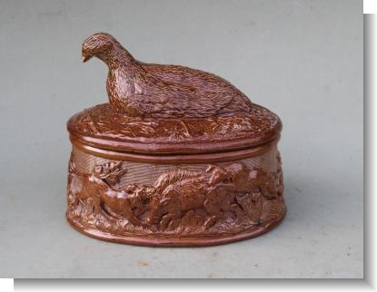 PARTRIDGE GAME DISH, c.1840